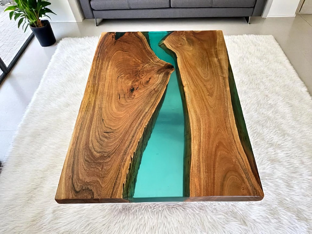 Artisan Crafted Epoxy Table Masterpiece
